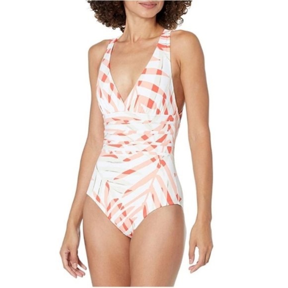 La Blanca Vista Mirage Multi Strap Cross Back One Piece - Picture 2 of 11